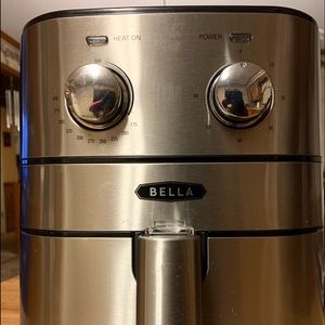 Bella 3.7 Qt Stainless Steel Air Convection Fryer